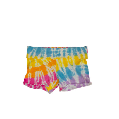 Rainbow Tie-Dye Micro Shorts