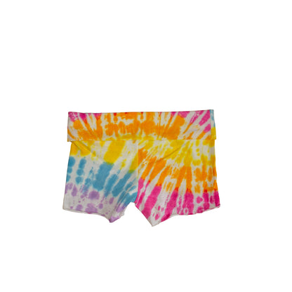 Rainbow Tie-Dye Micro Shorts