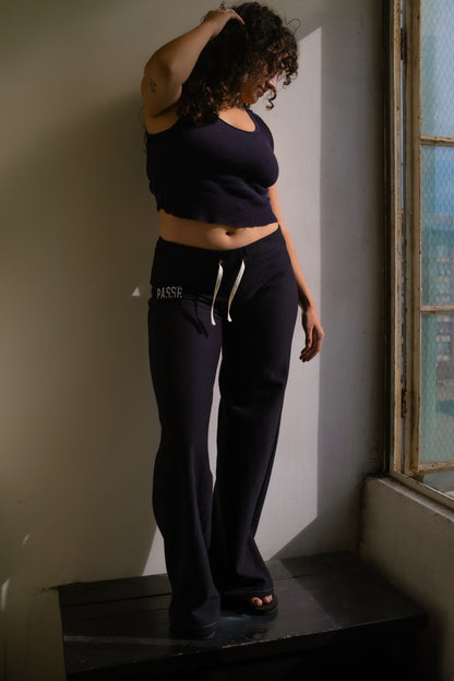 University Low-Rise Sweatpants "alyssa cut"