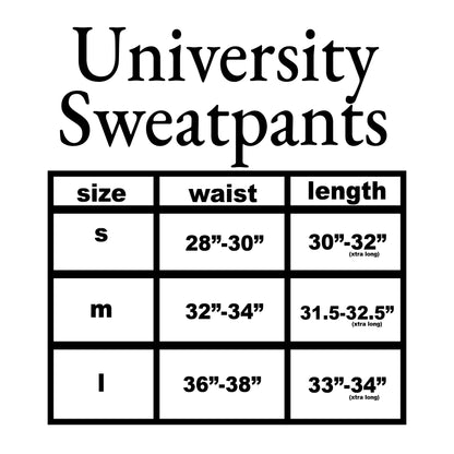 University Scrunched Fleece Sweatpants